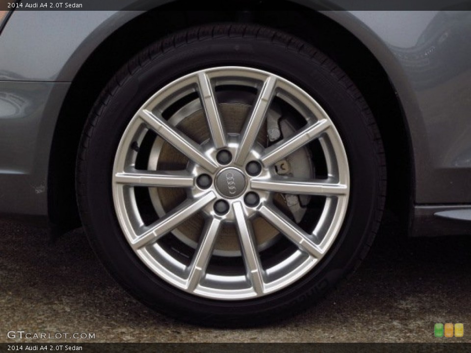 2014 Audi A4 2.0T Sedan Wheel and Tire Photo #89457219