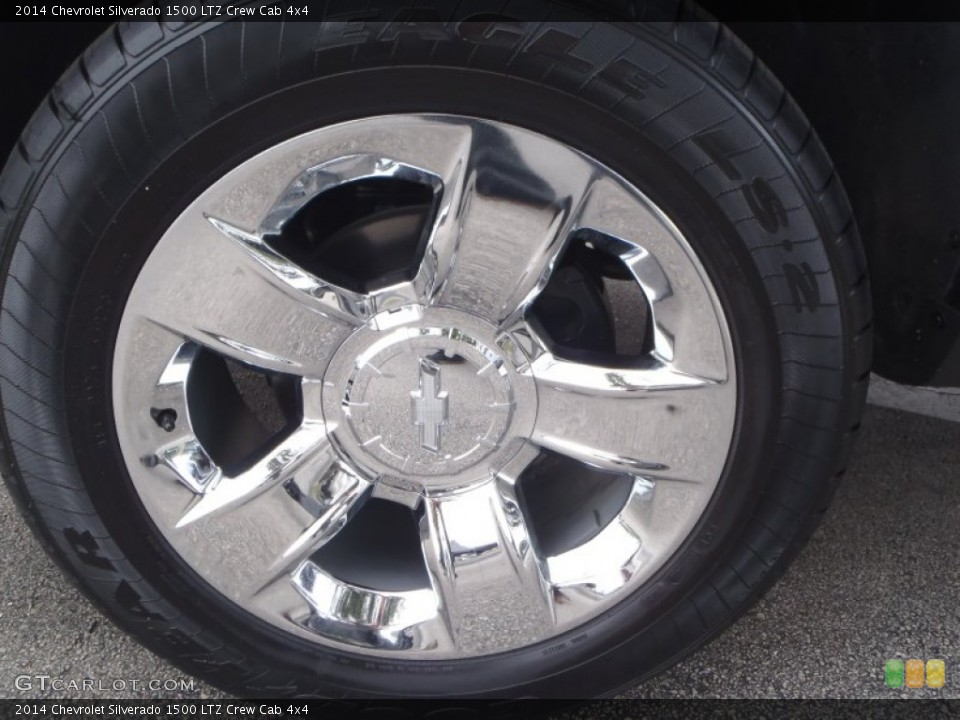 2014 Chevrolet Silverado 1500 LTZ Crew Cab 4x4 Wheel and Tire Photo #89461622