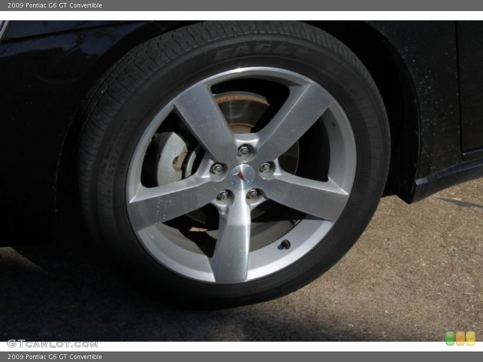 2009 Pontiac G6 GT Convertible Wheel and Tire Photo #89467526