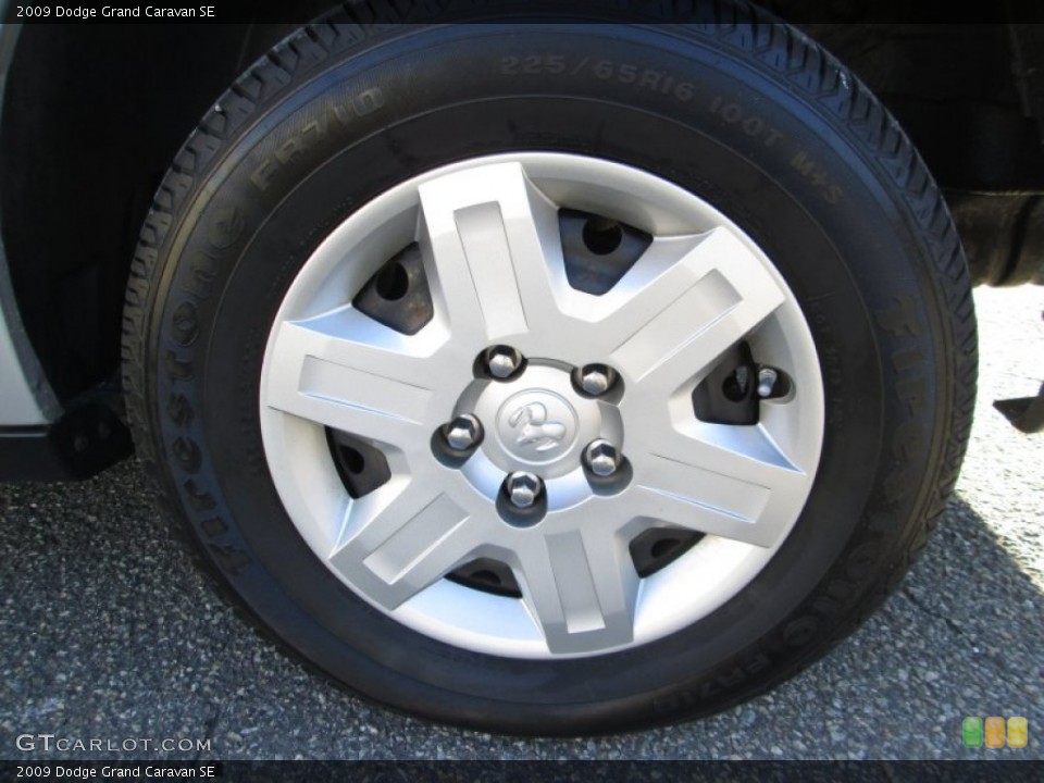 2009 Dodge Grand Caravan SE Wheel and Tire Photo #89470469