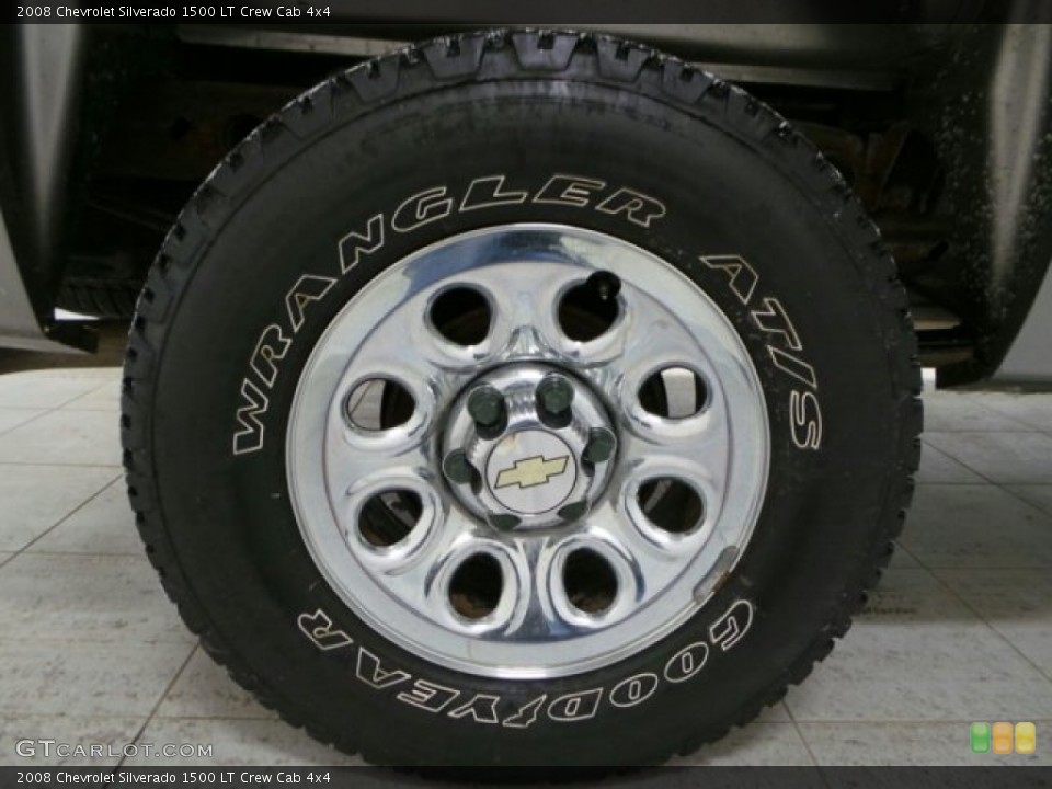 2008 Chevrolet Silverado 1500 LT Crew Cab 4x4 Wheel and Tire Photo #89473703