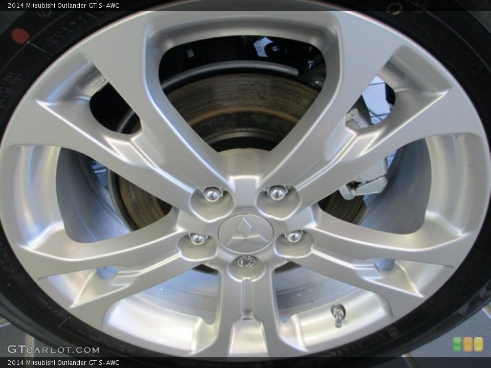 2014 Mitsubishi Outlander GT S-AWC Wheel and Tire Photo #89477519