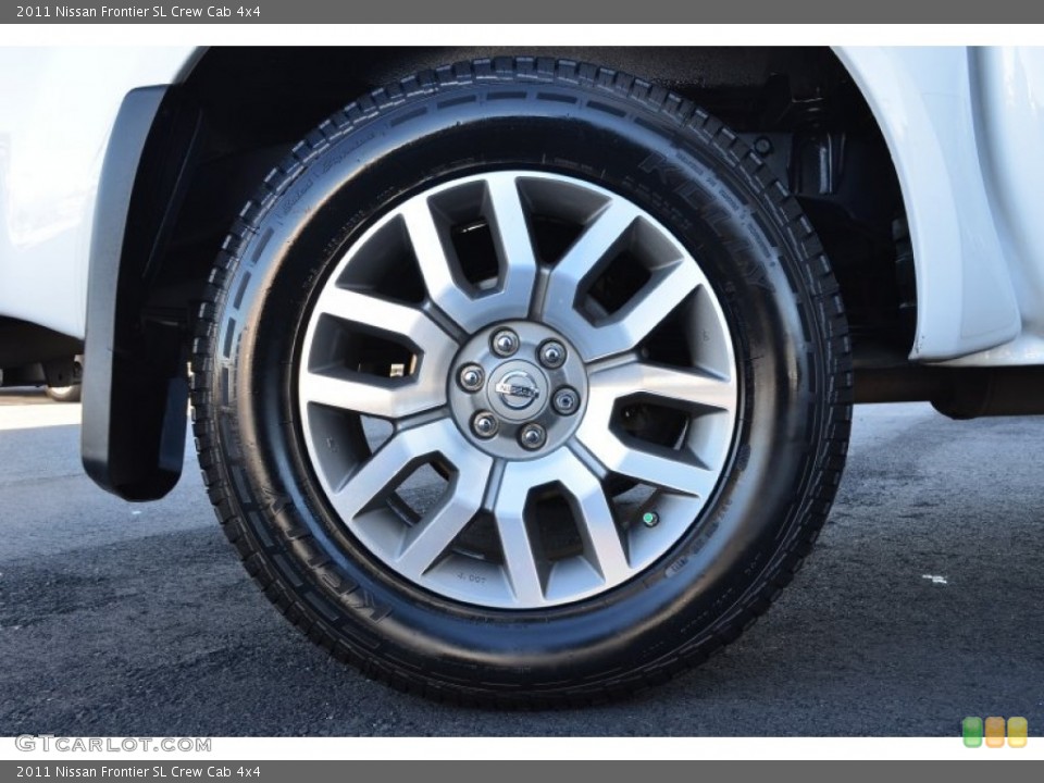 2011 Nissan Frontier SL Crew Cab 4x4 Wheel and Tire Photo #89480261