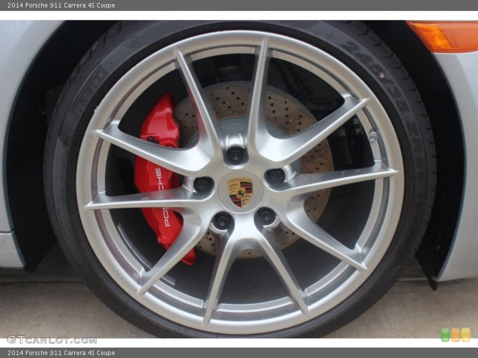 2014 Porsche 911 Carrera 4S Coupe Wheel and Tire Photo #89489248