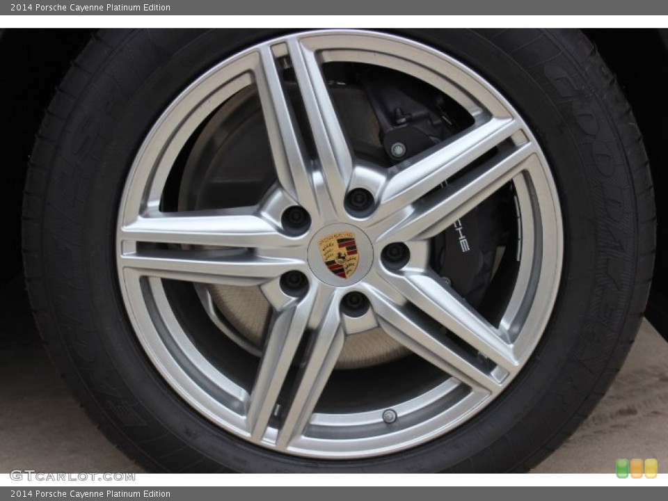 2014 Porsche Cayenne Platinum Edition Wheel and Tire Photo #89490451