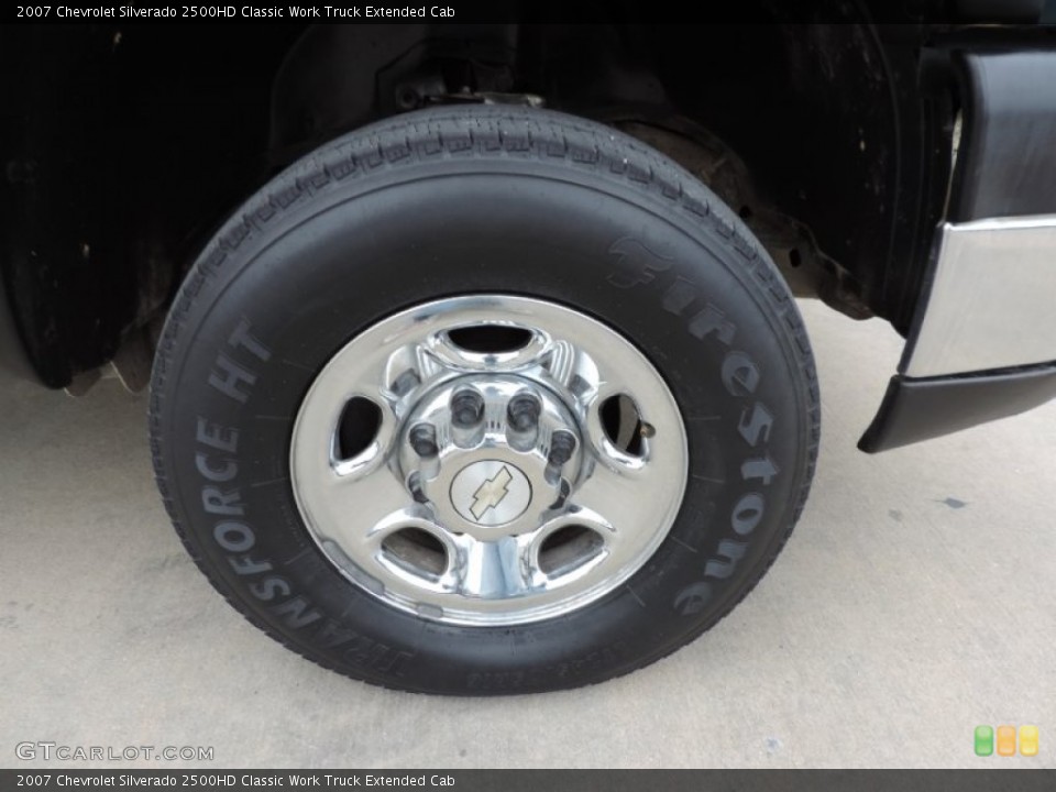 2007 Chevrolet Silverado 2500HD Classic Work Truck Extended Cab Wheel and Tire Photo #89493546
