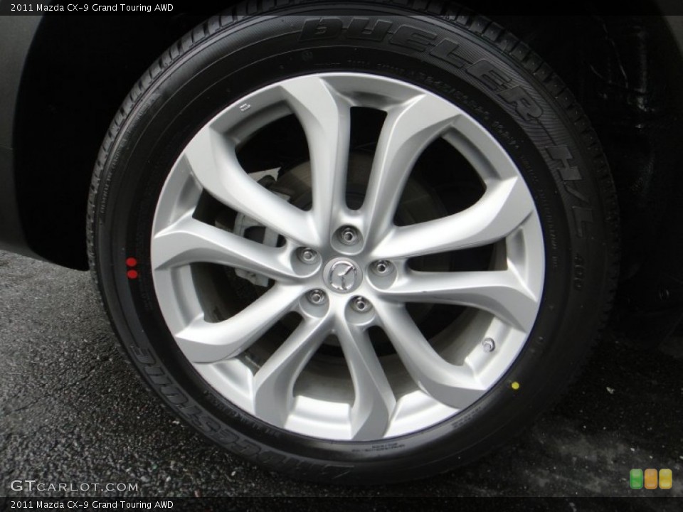 2011 Mazda CX-9 Grand Touring AWD Wheel and Tire Photo #89495851