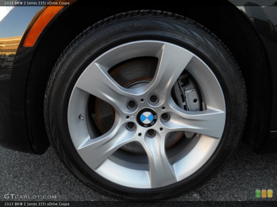 2013 BMW 3 Series 335i xDrive Coupe Wheel and Tire Photo #89497933