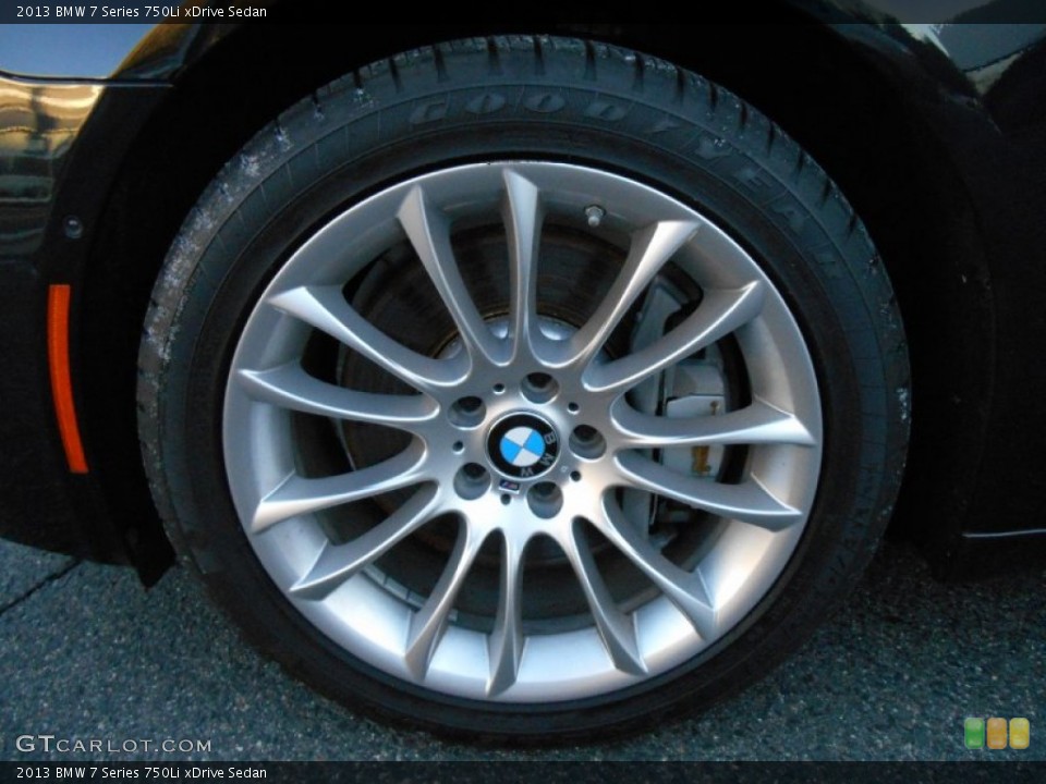 2013 BMW 7 Series 750Li xDrive Sedan Wheel and Tire Photo #89499406