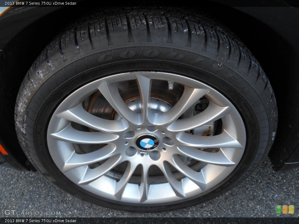 2013 BMW 7 Series 750Li xDrive Sedan Wheel and Tire Photo #89499427