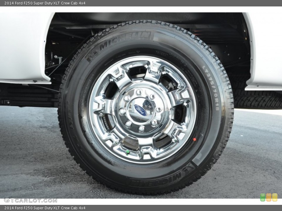 2014 Ford F250 Super Duty XLT Crew Cab 4x4 Wheel and Tire Photo #89500267