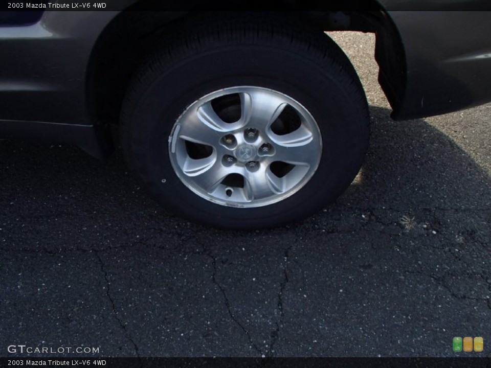 2003 Mazda Tribute LX-V6 4WD Wheel and Tire Photo #89500681