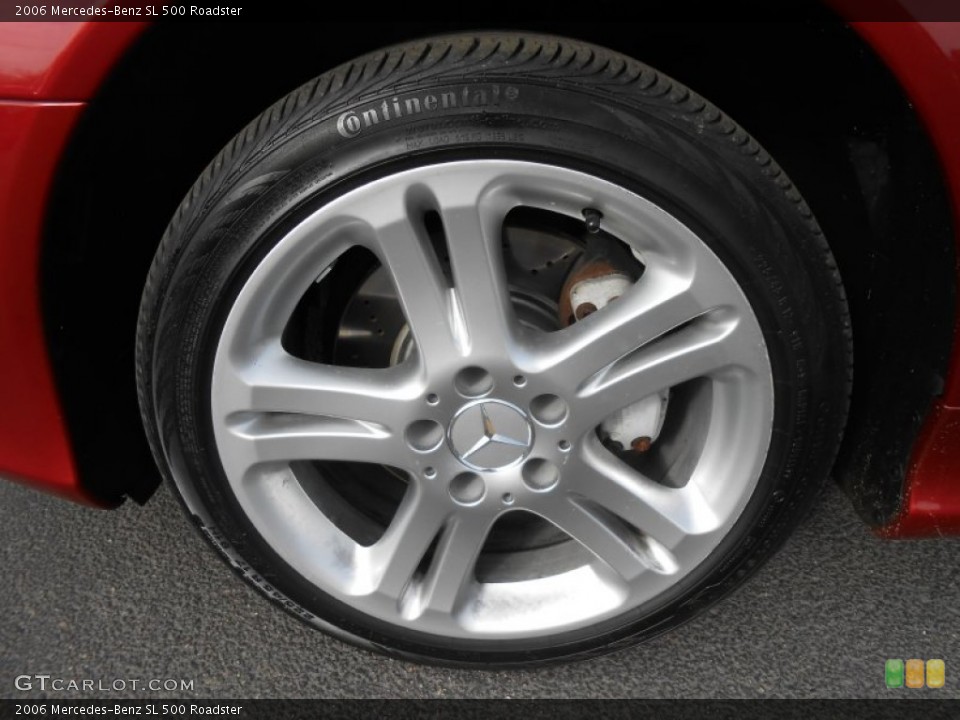 2006 Mercedes-Benz SL 500 Roadster Wheel and Tire Photo #89501300