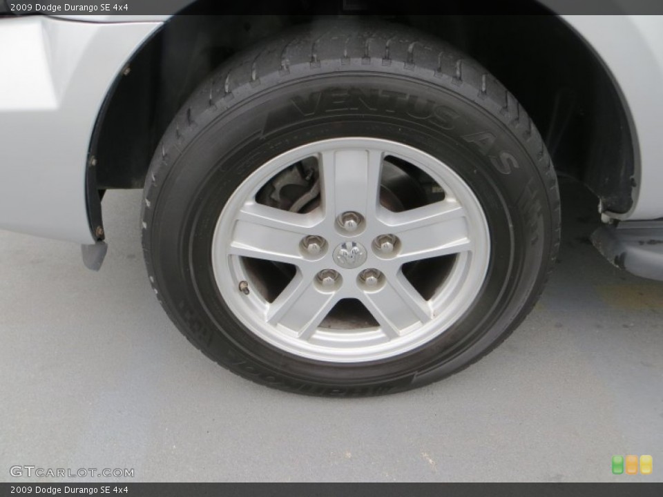 2009 Dodge Durango SE 4x4 Wheel and Tire Photo #89510467