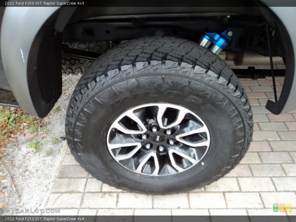 2012 Ford F150 SVT Raptor SuperCrew 4x4 Wheel and Tire Photo #89514247