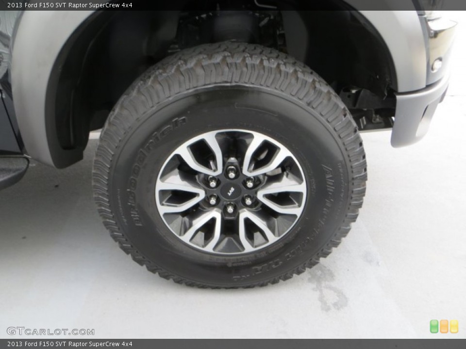2013 Ford F150 SVT Raptor SuperCrew 4x4 Wheel and Tire Photo #89515021