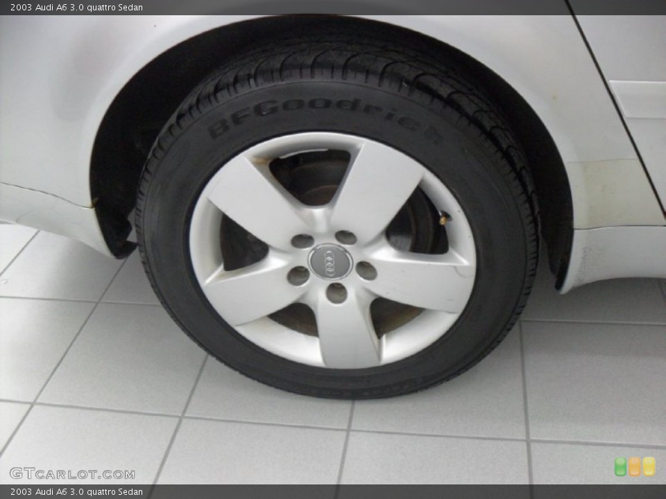 2003 Audi A6 3.0 quattro Sedan Wheel and Tire Photo #89528449