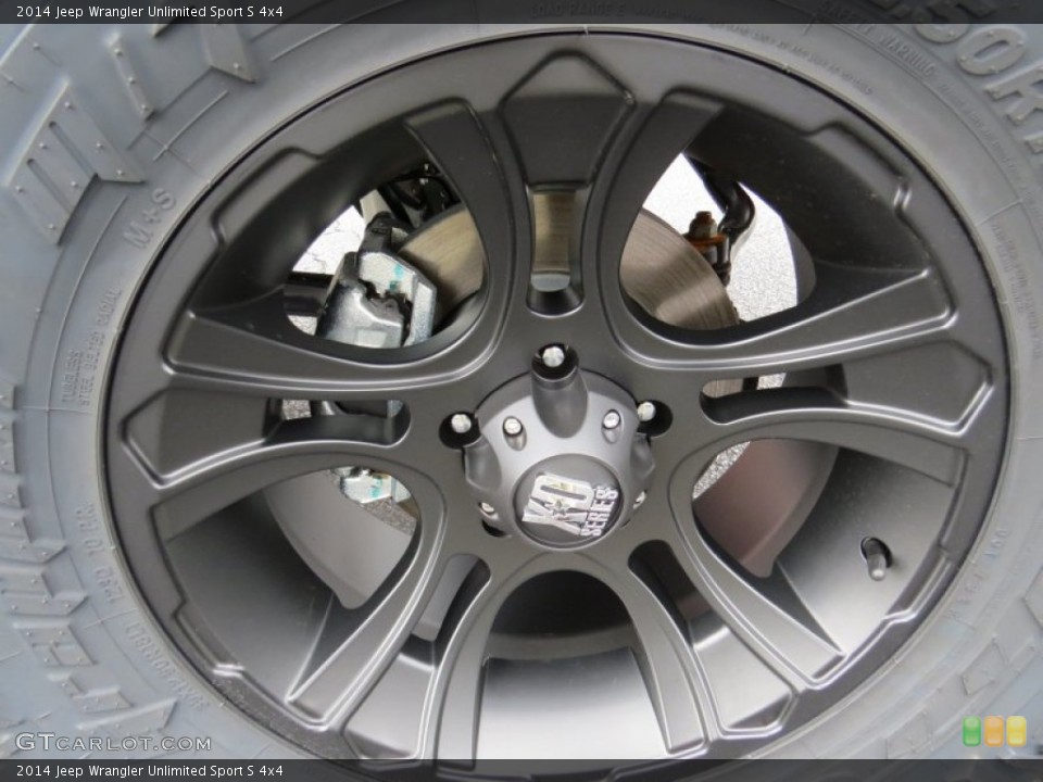 2014 Jeep Wrangler Unlimited Custom Wheel and Tire Photo #89534086