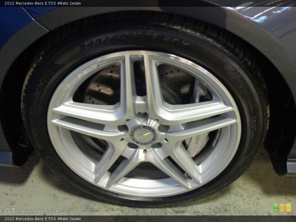 2012 Mercedes-Benz E 550 4Matic Sedan Wheel and Tire Photo #89544238