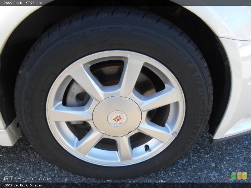 2009 Cadillac CTS Sedan Wheel and Tire Photo #89546269