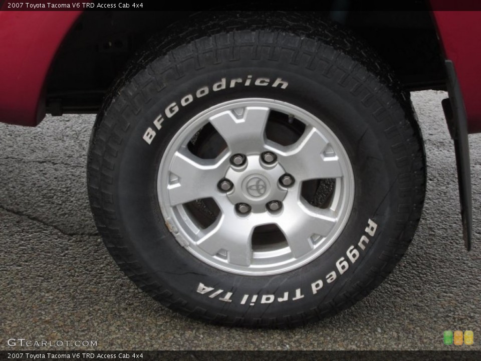 2007 Toyota Tacoma V6 TRD Access Cab 4x4 Wheel and Tire Photo #89546710