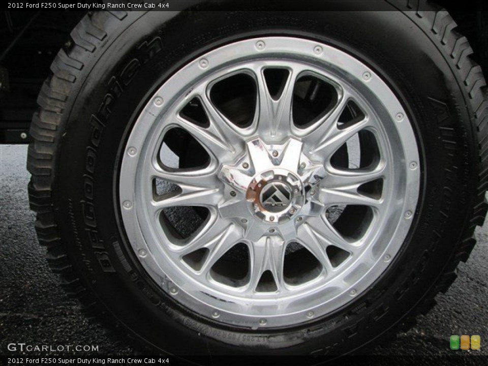2012 Ford F250 Super Duty Custom Wheel and Tire Photo #89551438
