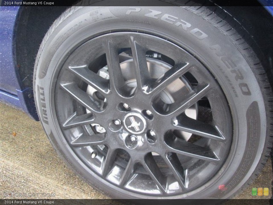 2014 Ford Mustang V6 Coupe Wheel and Tire Photo #89558167