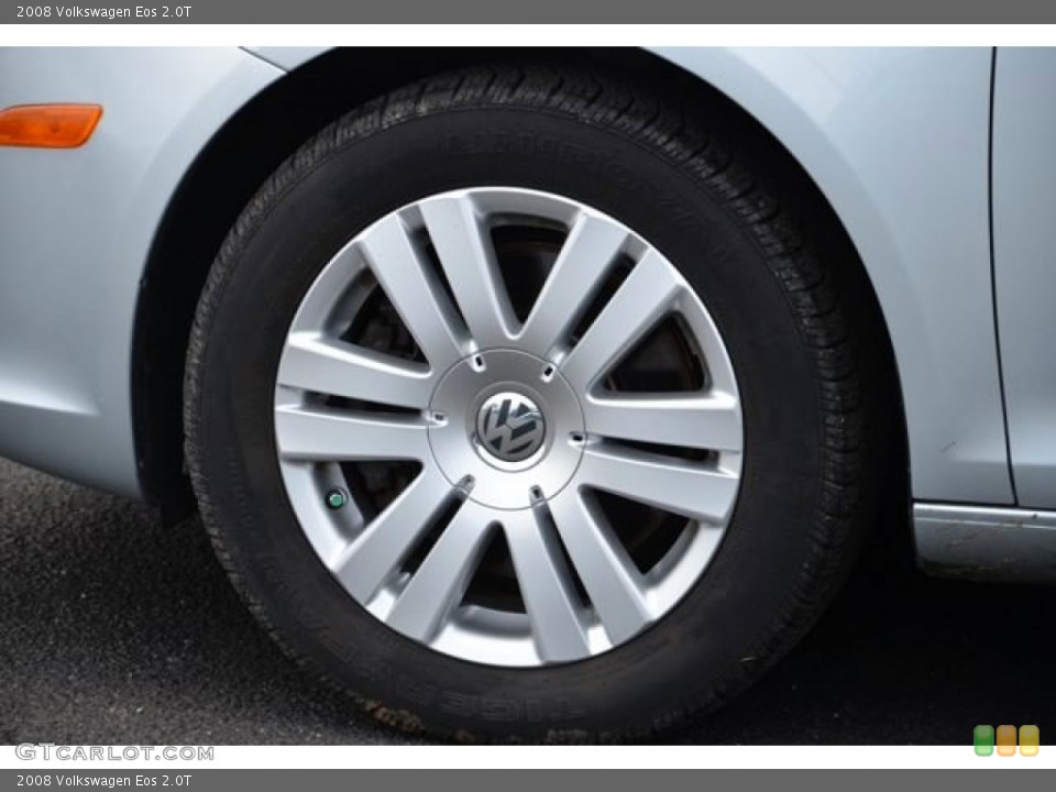 2008 Volkswagen Eos 2.0T Wheel and Tire Photo #89571656