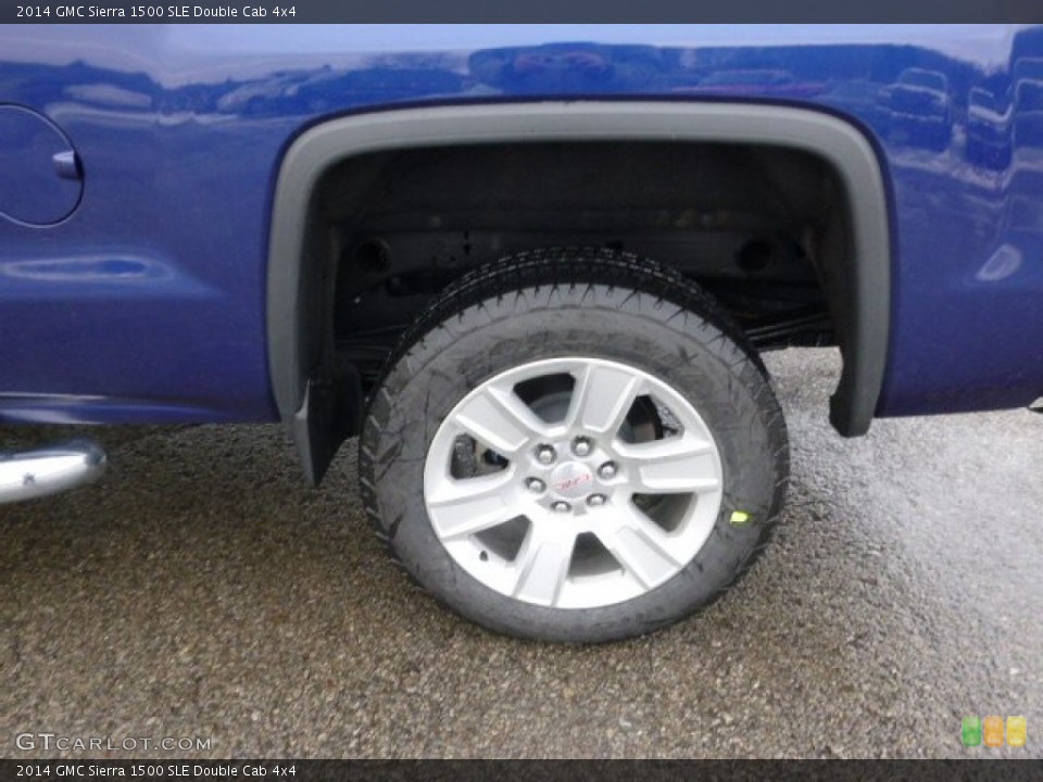 2014 GMC Sierra 1500 SLE Double Cab 4x4 Wheel and Tire Photo #89572229