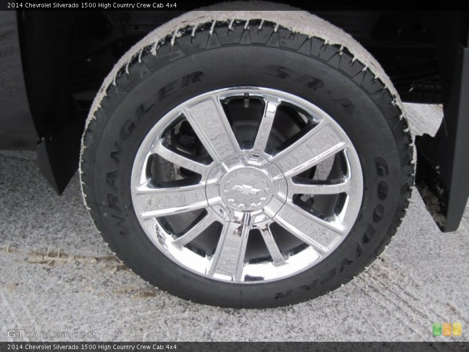 2014 Chevrolet Silverado 1500 High Country Crew Cab 4x4 Wheel and Tire Photo #89573541
