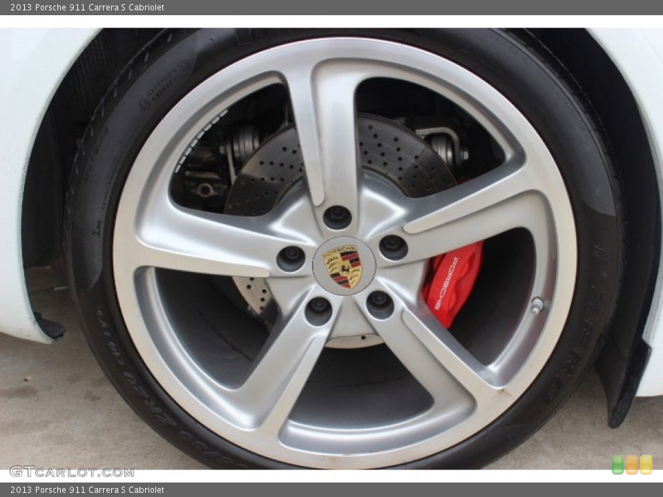 2013 Porsche 911 Carrera S Cabriolet Wheel and Tire Photo #89574329