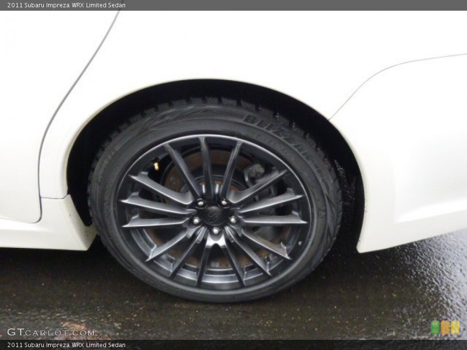 2011 Subaru Impreza WRX Limited Sedan Wheel and Tire Photo #89580566