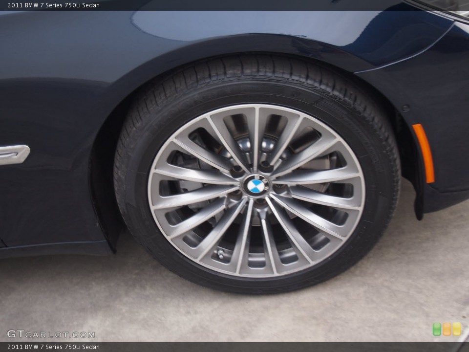 2011 BMW 7 Series 750Li Sedan Wheel and Tire Photo #89581122