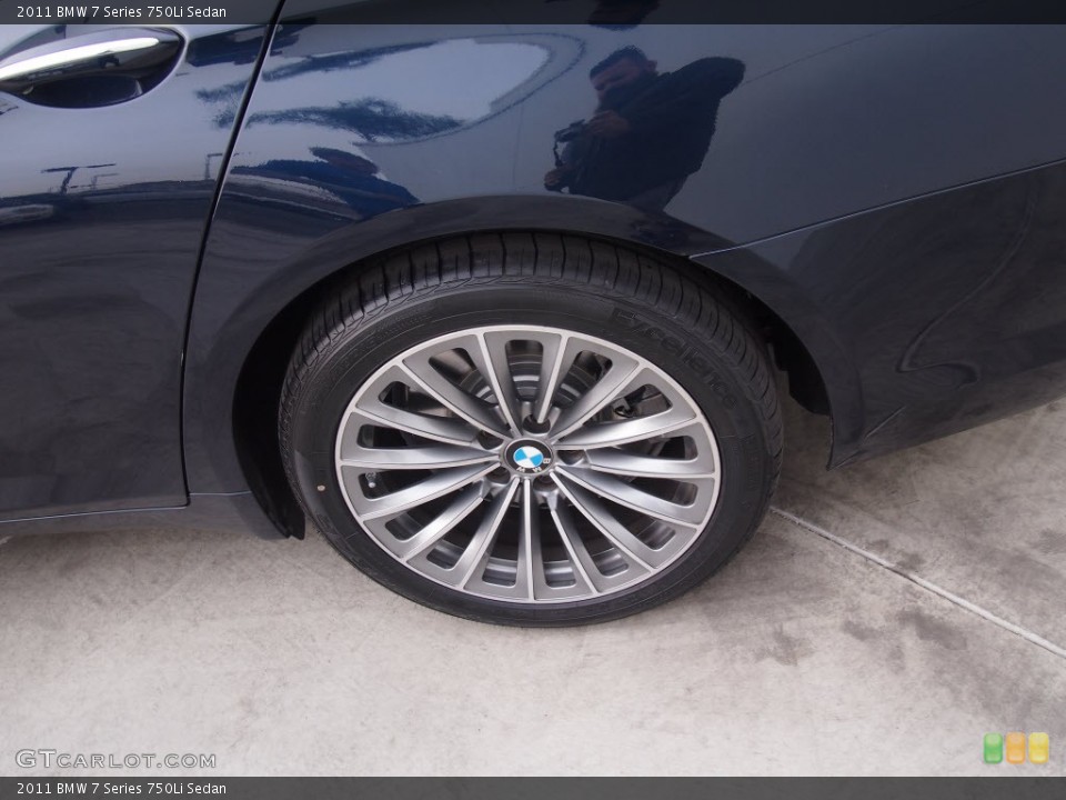 2011 BMW 7 Series 750Li Sedan Wheel and Tire Photo #89581331