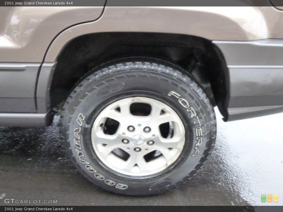 2001 Jeep Grand Cherokee Laredo 4x4 Wheel and Tire Photo #89582510