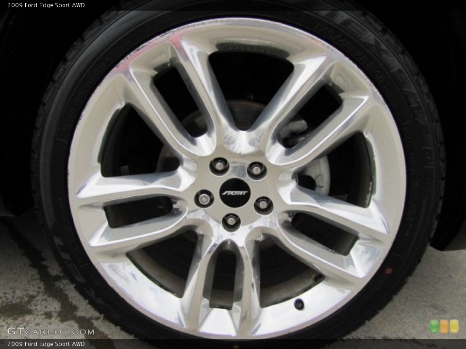 2009 Ford Edge Sport AWD Wheel and Tire Photo #89585771