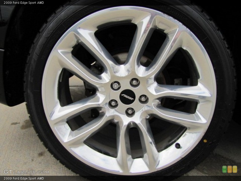 2009 Ford Edge Sport AWD Wheel and Tire Photo #89585819