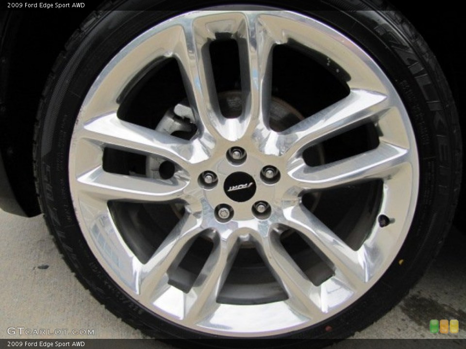 2009 Ford Edge Sport AWD Wheel and Tire Photo #89585840