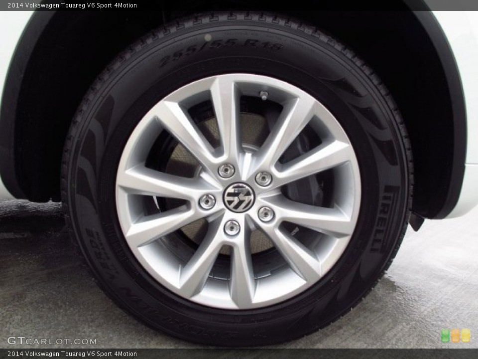 2014 Volkswagen Touareg V6 Sport 4Motion Wheel and Tire Photo #89601014
