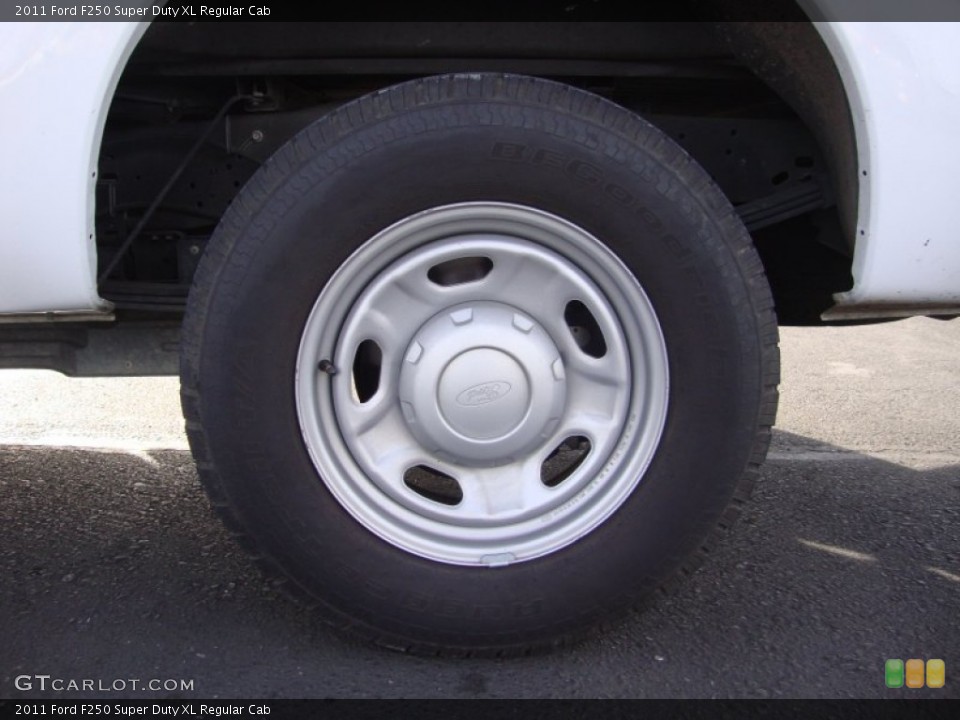 2011 Ford F250 Super Duty XL Regular Cab Wheel and Tire Photo #89601607
