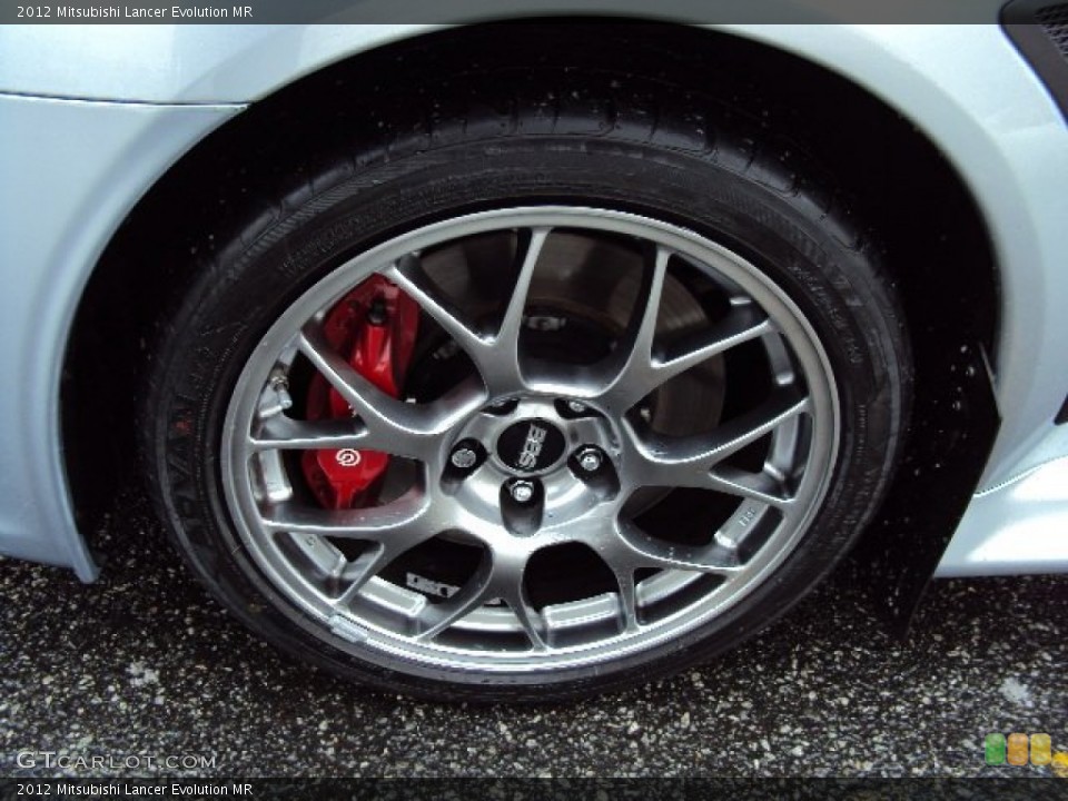 2012 Mitsubishi Lancer Evolution MR Wheel and Tire Photo #89606891