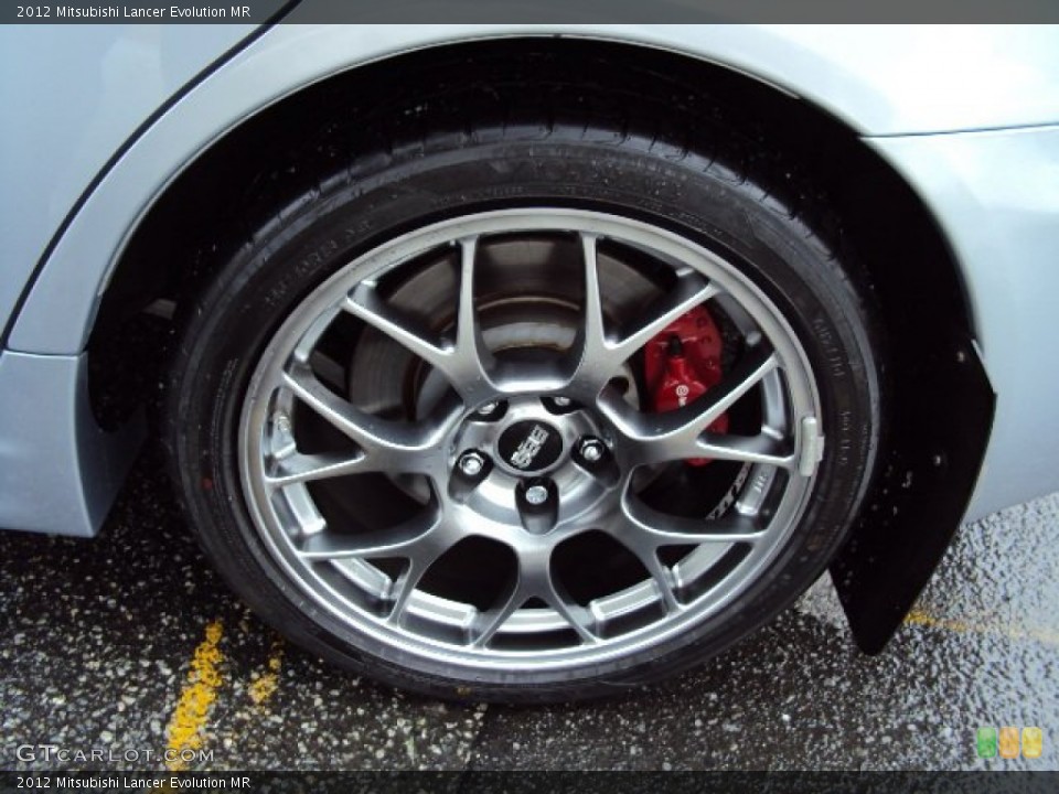 2012 Mitsubishi Lancer Evolution MR Wheel and Tire Photo #89606894