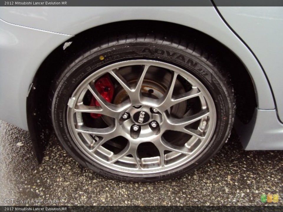 2012 Mitsubishi Lancer Evolution MR Wheel and Tire Photo #89606897