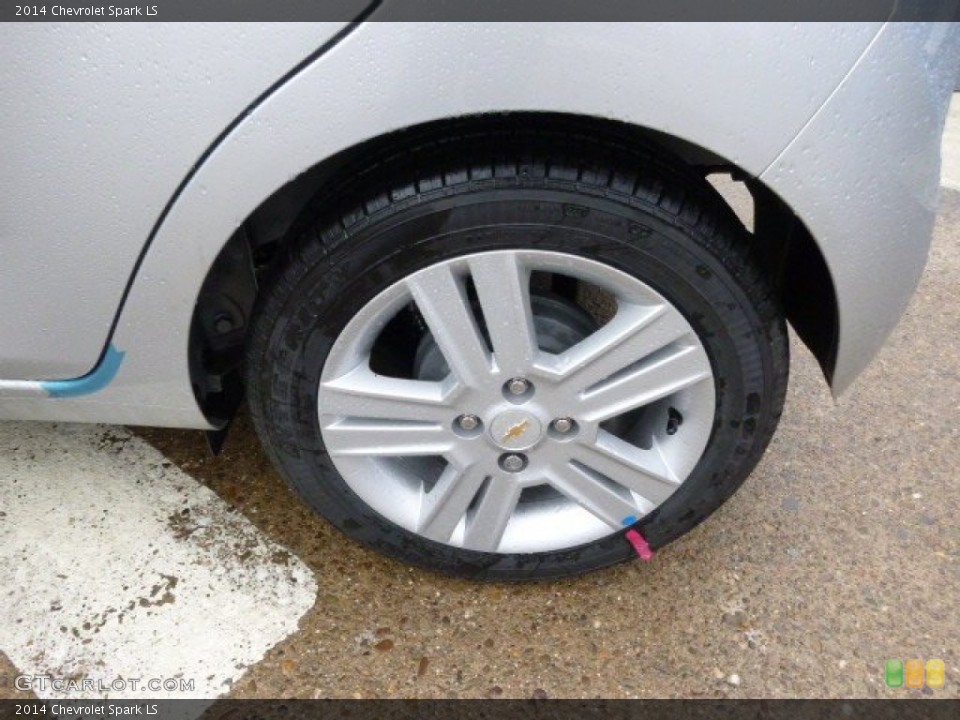 2014 Chevrolet Spark LS Wheel and Tire Photo #89613572