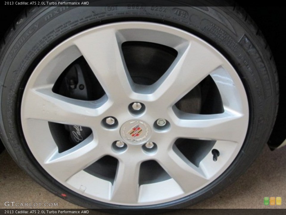 2013 Cadillac ATS 2.0L Turbo Performance AWD Wheel and Tire Photo #89614469