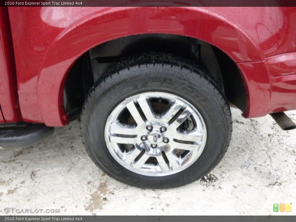 2010 Ford Explorer Sport Trac Limited 4x4 Wheel and Tire Photo #89614976
