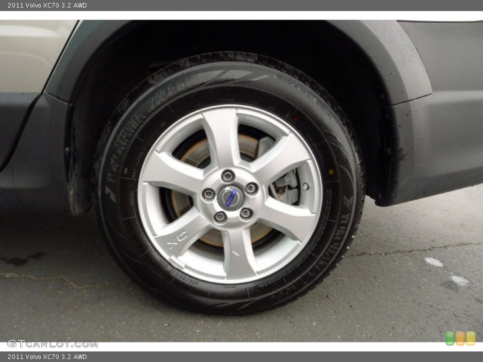 2011 Volvo XC70 3.2 AWD Wheel and Tire Photo #89615495