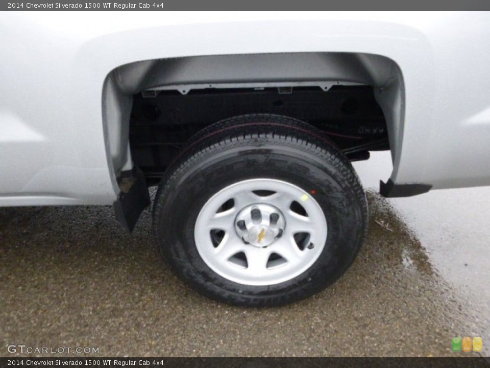 2014 Chevrolet Silverado 1500 WT Regular Cab 4x4 Wheel and Tire Photo #89618600