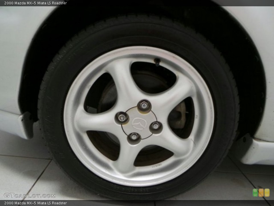 2000 Mazda MX-5 Miata LS Roadster Wheel and Tire Photo #89633297