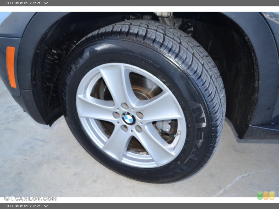 2011 BMW X5 xDrive 35d Wheel and Tire Photo #89633988